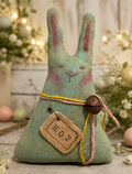 Handmade Primitive Spring Bunny | Folk Art Easter Decor