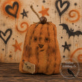 Primitive Pumpkin Doll | Handmade Fall Bowl Filler | Rustic Halloween Decor | Farmhouse Autumn Shelf Sitter