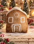Primitive Gingerbread House – Handmade Rustic Christmas Shelf Decor