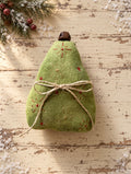 Primitive Christmas Tree – Handmade Green Folk Art Shelf Sitter